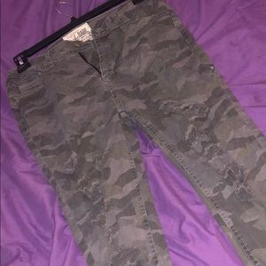 Camouflage pants